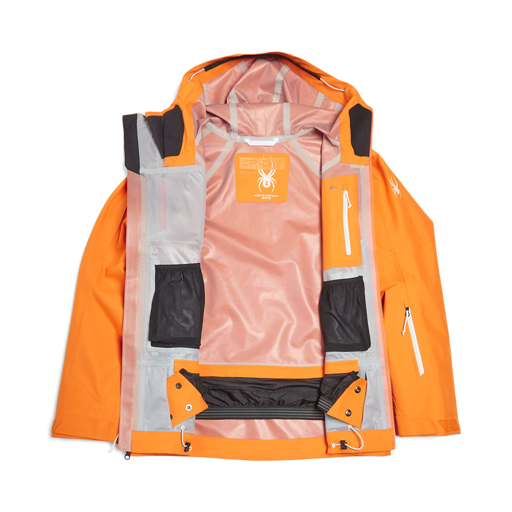 Solitaire Shell Ski Jacket - Desert Sun (Orange) - Womens | Spyder