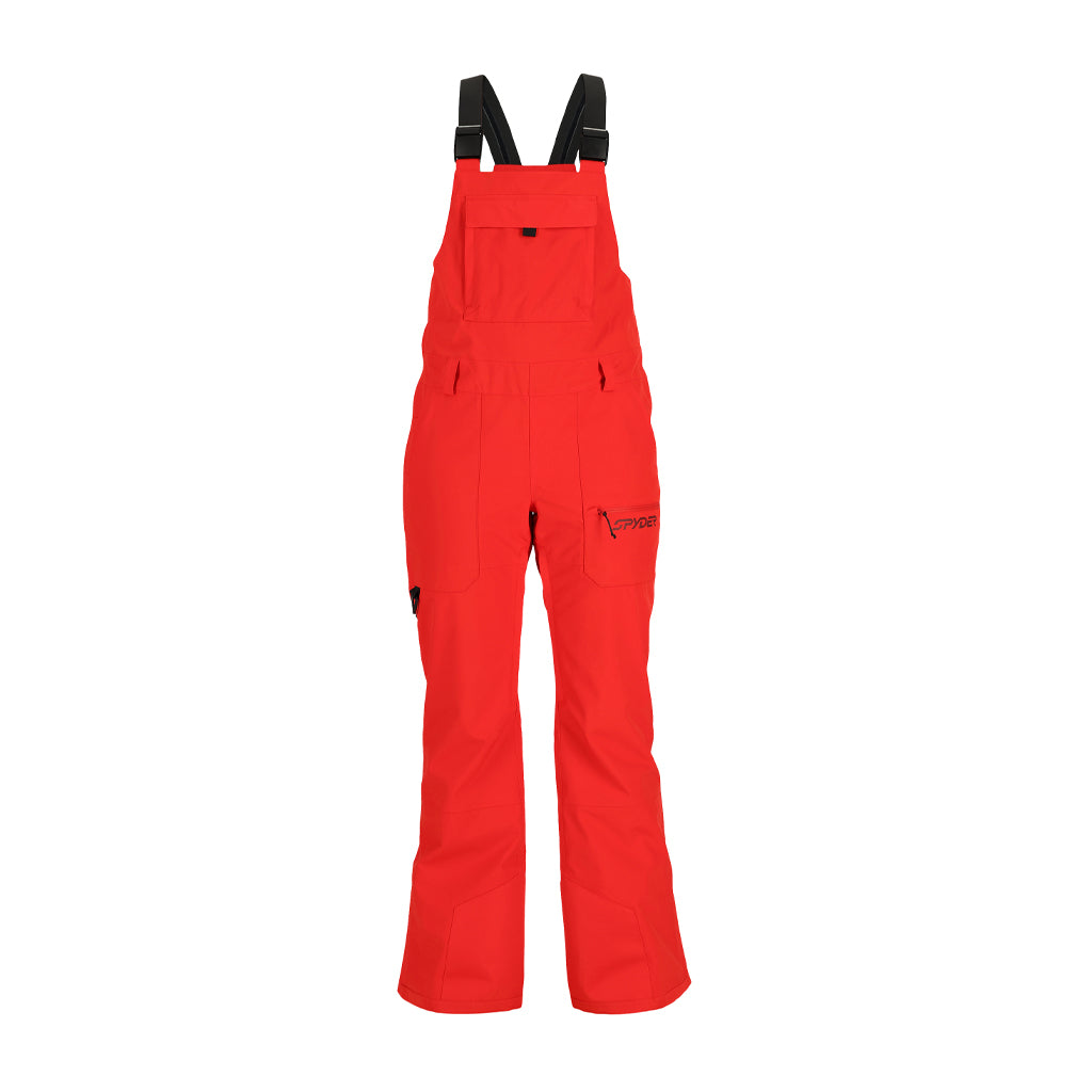 Terrain Bib Insulated Ski Pant - Tomato (Red) - Womens | Spyder